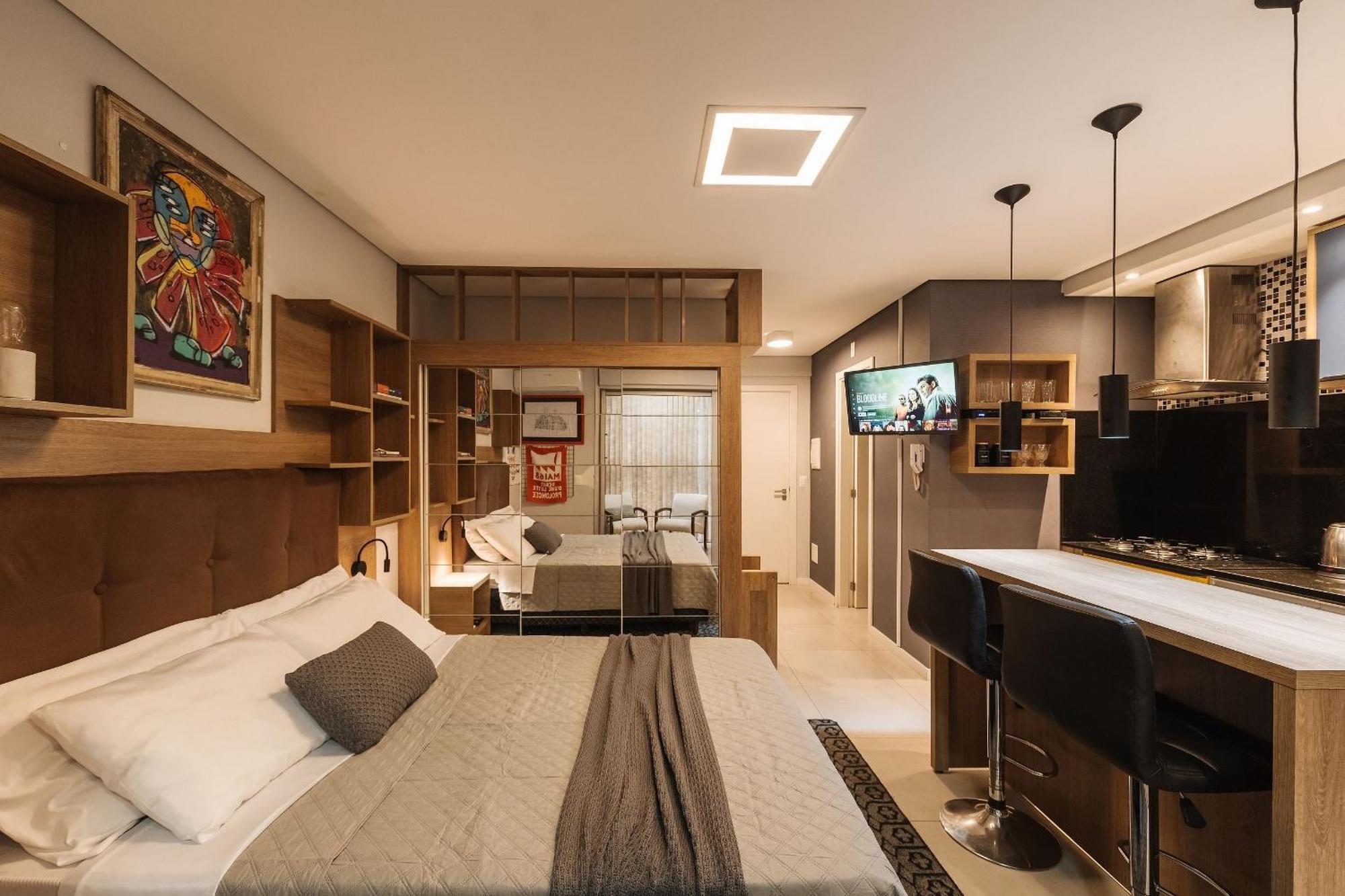 Apto Completo, Central, Com Garagem E Academia! Apartment